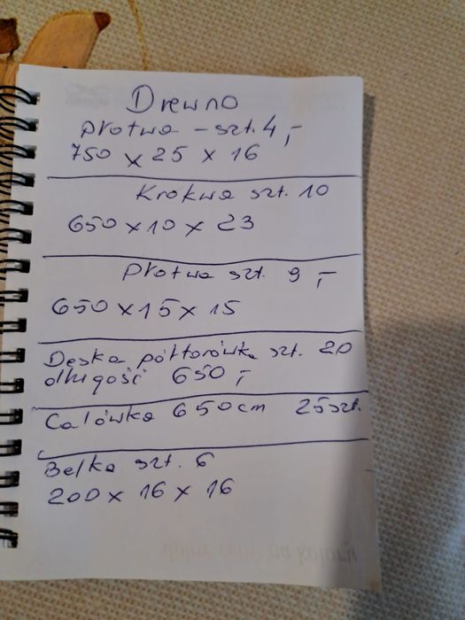 Drzewo suche budowlane 8,5m3