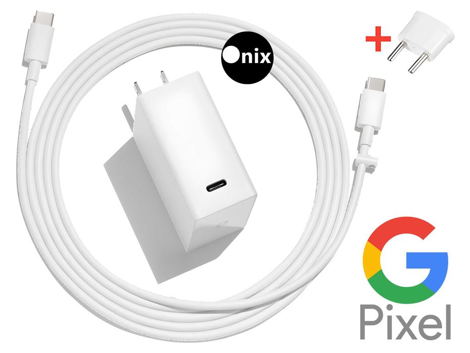 Оригінальна зарядка Google 45W Type-C для Pixel 10, 9, Pro,XL(+кабель)