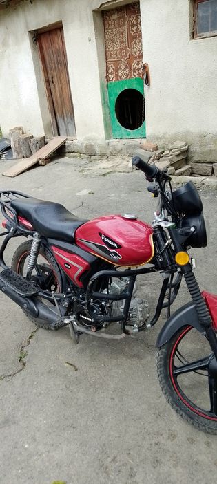 Мотоцикл на ходу