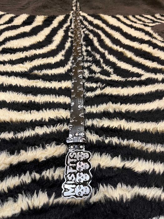 Misfits Crimson Ghost Logo Buckle Belt Ремень Мистфитс с Черепами Скелетами  archive