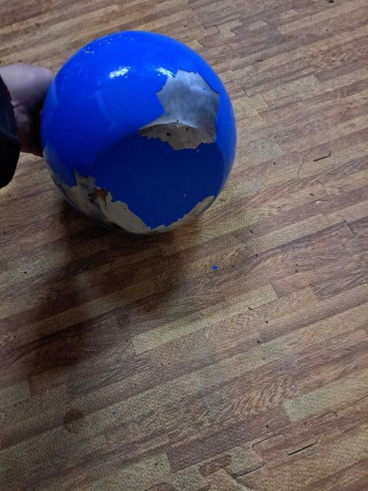 Kettlebell turniejowy 12 kg stalowy - niebieski Wada