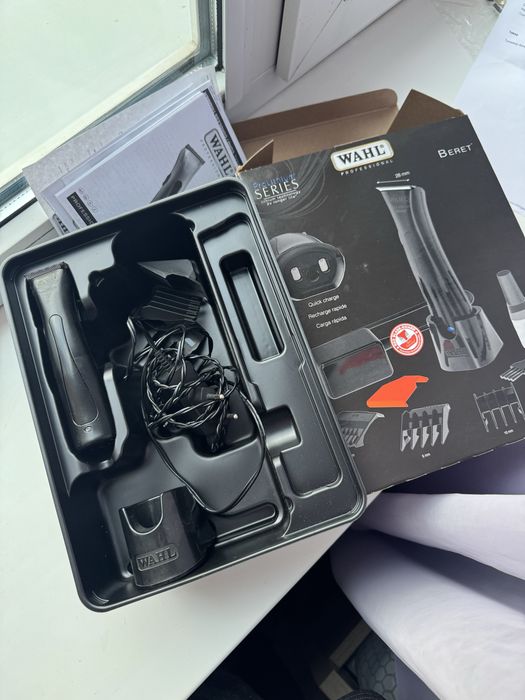 Тример машинка для стрижки бороди та волосся wahl beret