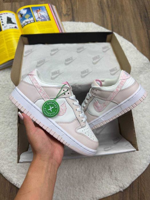 !SALE! Nike SB Dunk Low Pink/White 36 37 38 39 40 41 найк данк рожеві