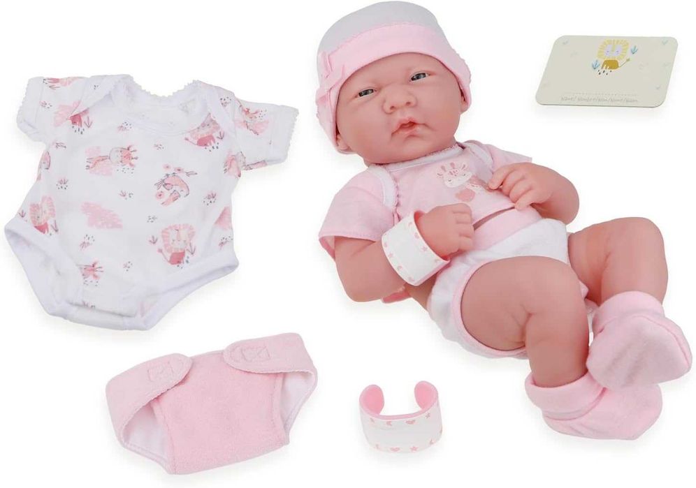 Подарунковий набір Layette Baby Doll з 8 предметів JC Toys,Berenguer
