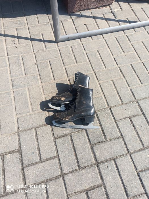 Łyżwy czarne męskie