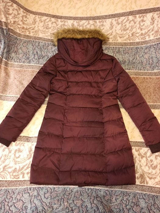 Новий пуховик Oasis XS-S 34-36 куртка довга ХС-С бордовий демі HM