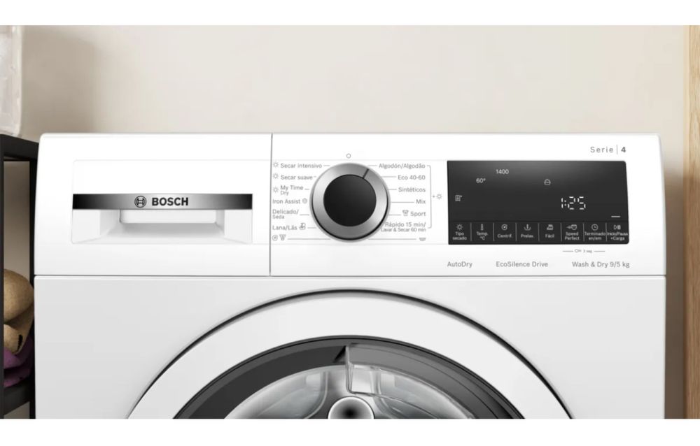 Maquina lavar e secar roupa Bosch 9/5kg NOVA