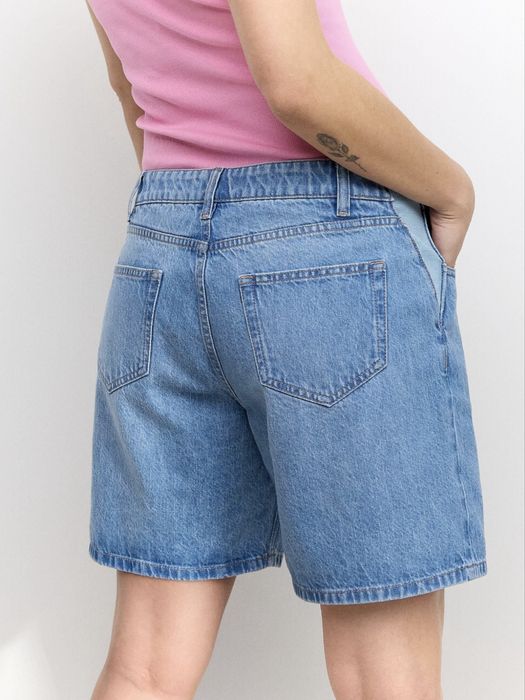 Шорти джинсові для вагітних Next