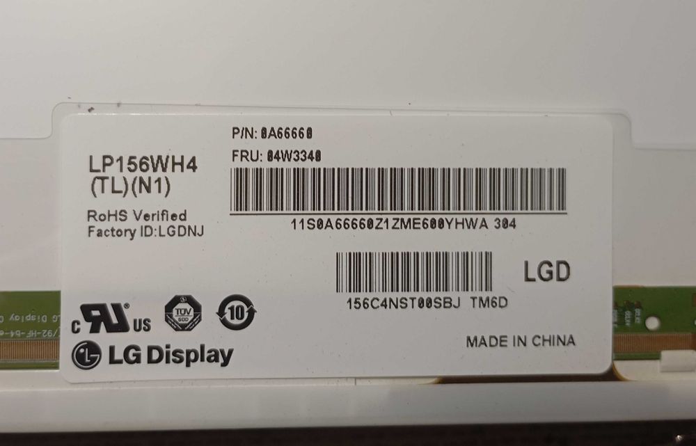 Матриця LP156WH4 (TL)(N1)