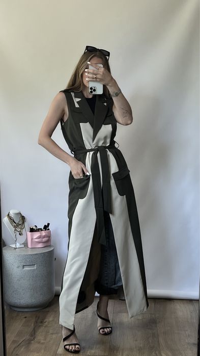 Жилет жилетка тренч