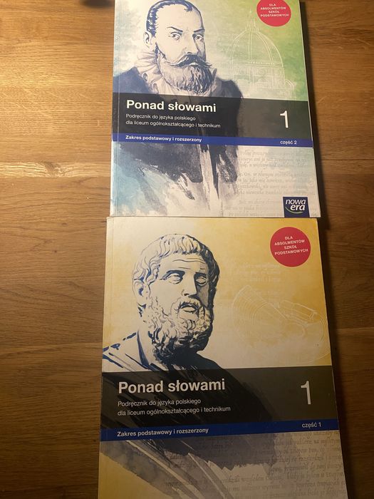 Podręczniki Ponad Słowami 1 część 1 i 2 w zestawie