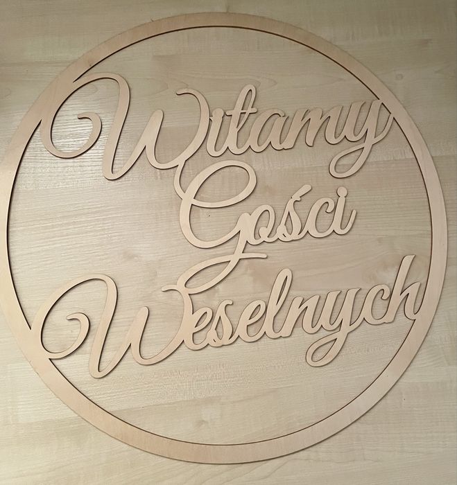 Plan stołów, tablica powitalna wesele / ślub