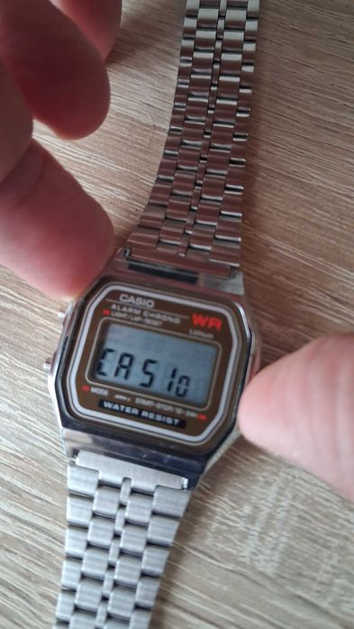 Casio A159W brązowy