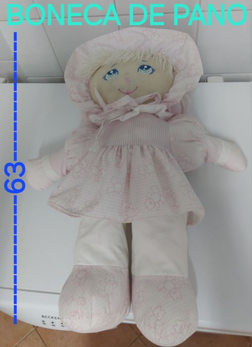 BONECA DE PANO PARA TODAS AS IDADES.Casa,Quarto,Sala,Decoração,Bebé.
