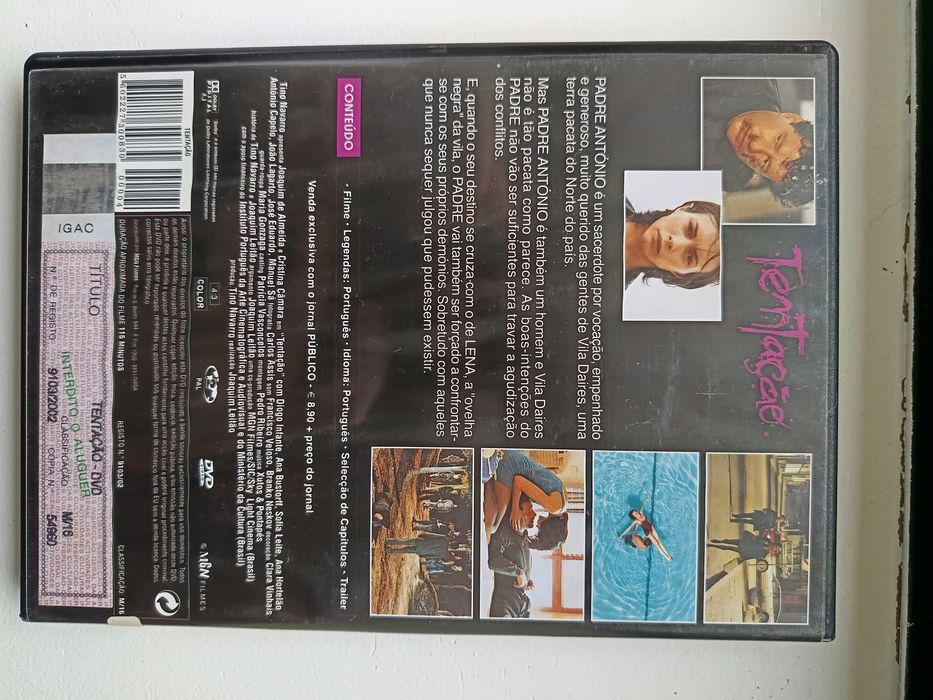 DVD a tentação .