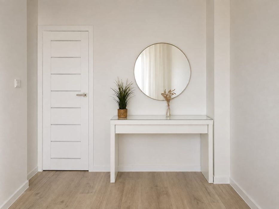 Toaletka MALM + lustro STOCKHOLM 80 cm