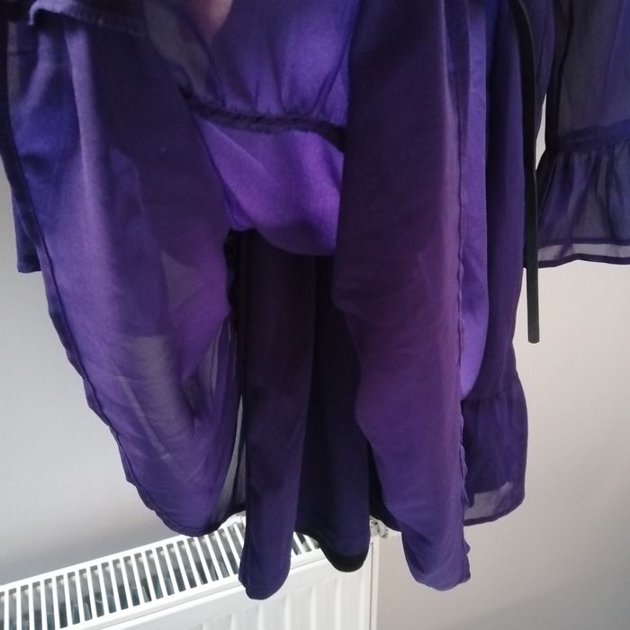 Fioletowa zwiewna sukienka Rainbow XL /XXL