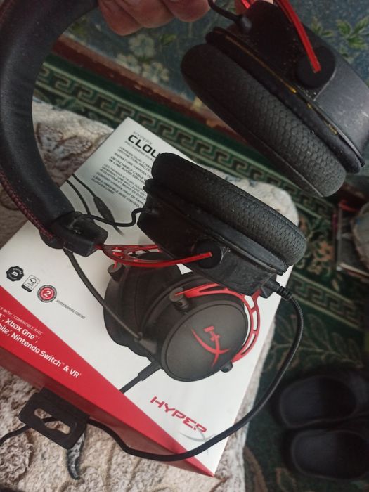 Ігрові навушники HyperX Cloud Alpha (Гарнітура)