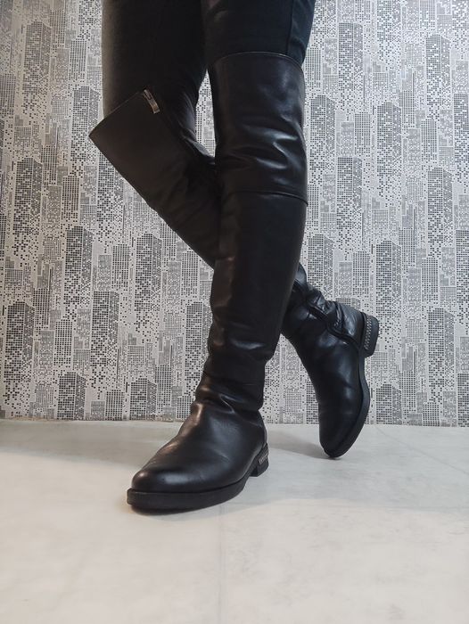 Сапоги высокие  зимние