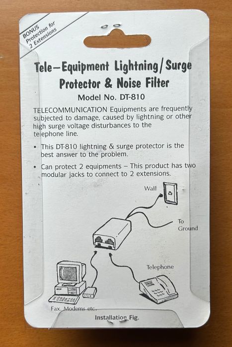 Vintage New DAIYO Tele-Equipment Lightning & Surge Protector + Noise