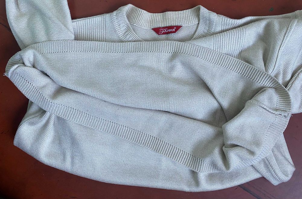 Бежевый свитер Размер 48 L 50 XL 52 XXL светр джемпер Свитерок Кофта