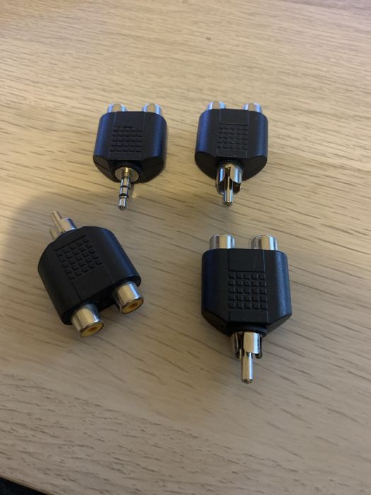 Adaptadores Audio Rca - Rca / Jack 3.5