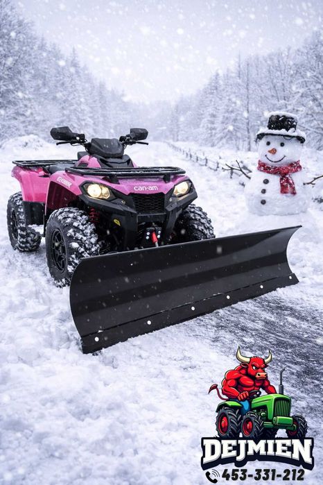 Pług do Quada**Do śniegu**Szybki Montaż//PŁYTA//150 cm//Solidny/OKAZJA