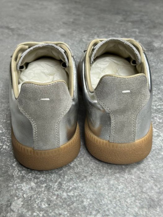 Maison margiela Replica сріблясті кеди кеды кросівки кроссовки 43 42