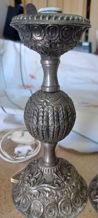 Candeeiros em estanho