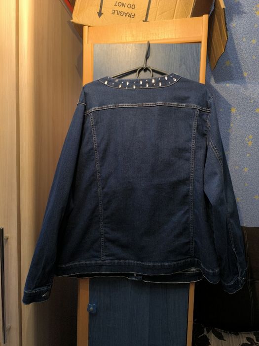 Піджак джинсовий стрейчевий,розмір 58
