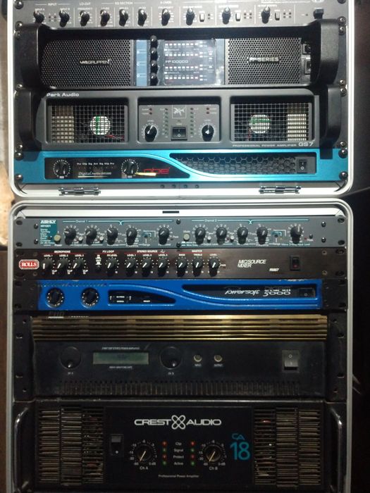 Powersoft digam crest audio obe park audio bbe ashly proel rolls