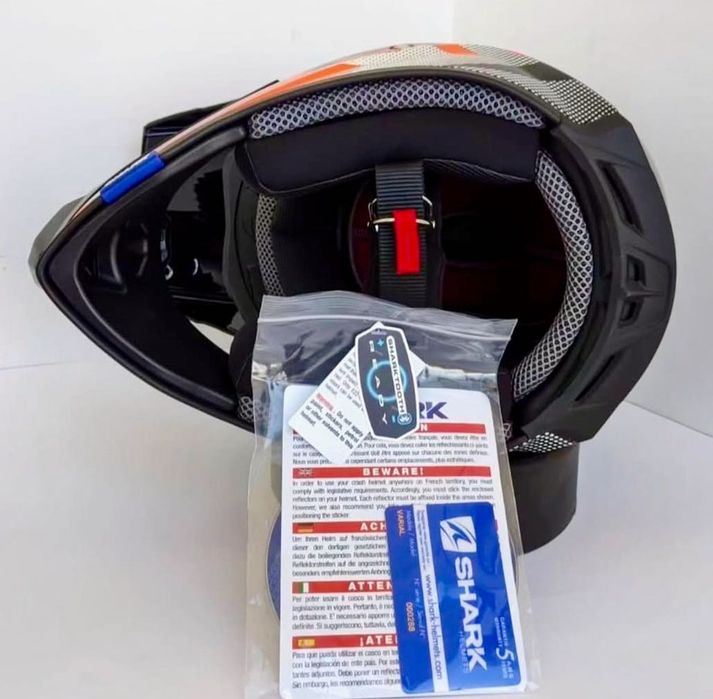 Capacete NOVO Shark Varial Anger Orange (50% DESCONTO) Tamanho M