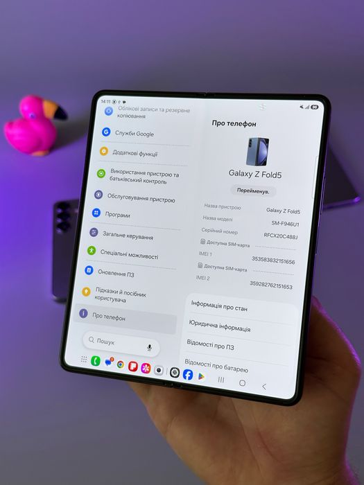 Samsung galaxy Z fold 5 12/1024 (1 ТБ) США 96% акумулятор ВСЕ ОРИГІНАЛЬНЕ ТА РІДНЕ