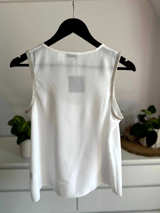 Bluzka koszulka 40 na ramiączkach top pod żakiet LA REDOUTE BLG0010