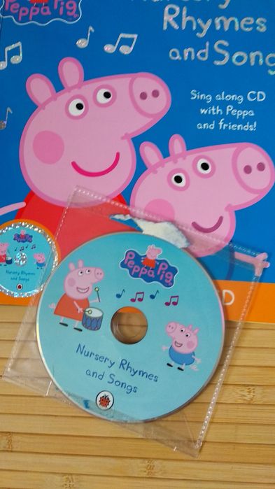 Свинка Пеппа Peppa Pig CD диск и книга Nursery Rhymes