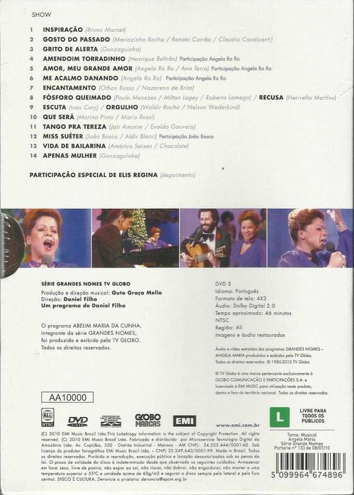 Ângela Maria - Abelim Maria da Cunha (novo) (DVD)