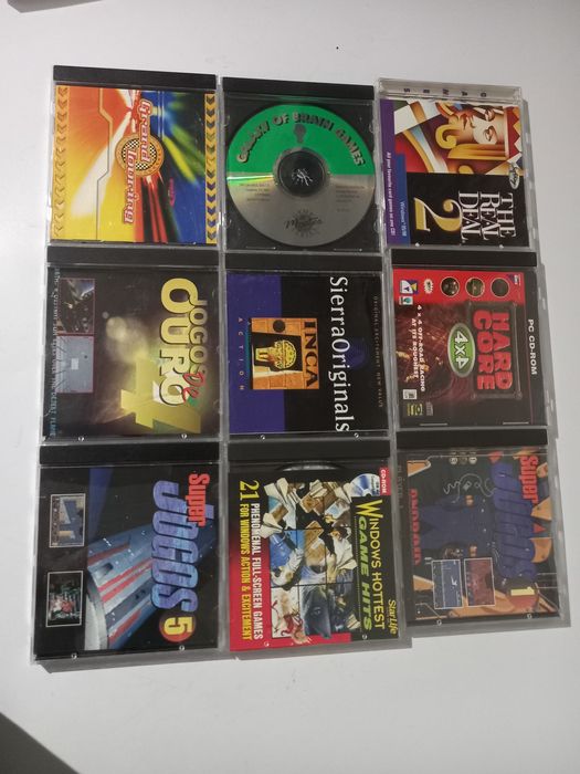 Jogos Pc cd rom.