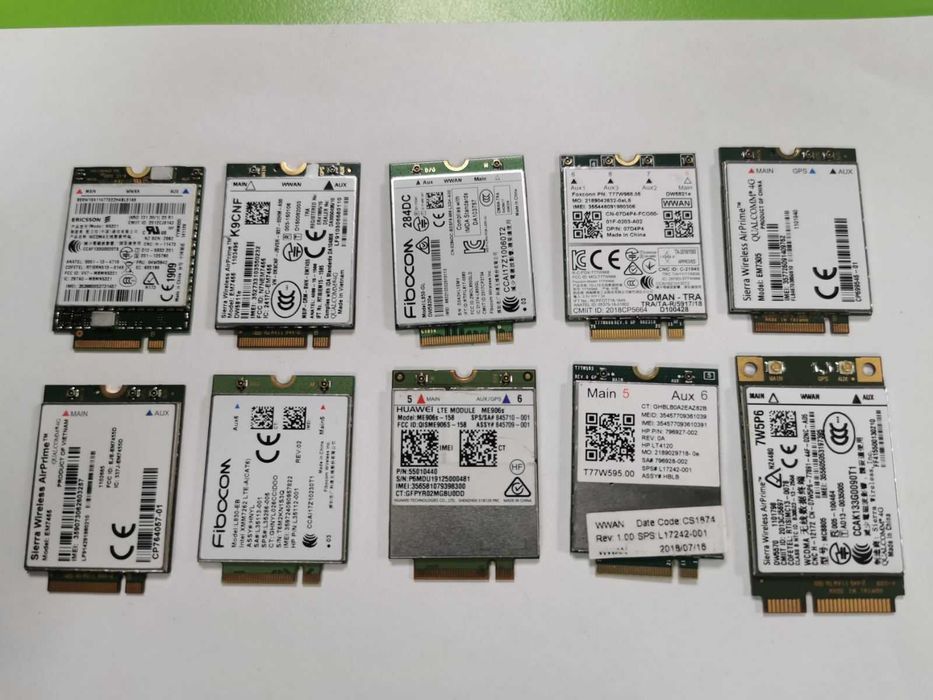 4G Module, LTE модуль для ноутбука Sierra, HUAWEI, Fibcom, Qualcomm 4Г