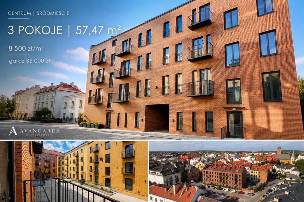 Sprzedaż mieszkanie 2 sypialnie salon z kuchnią 57m 2 , Śródmieście