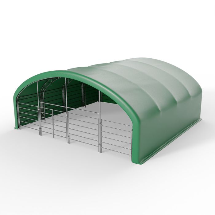 Zagroda dla zwierząt 10x10m PVC 750g/m2, idealna dla koni, bydła