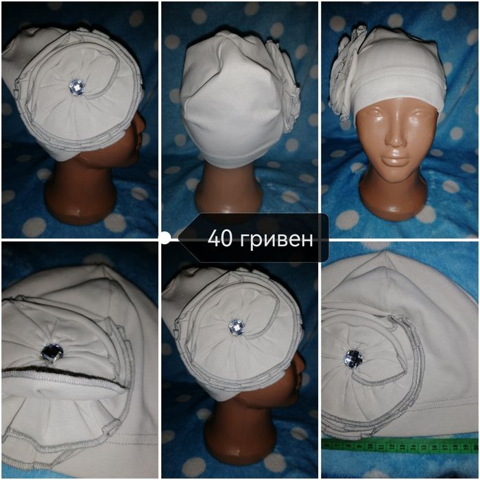 Шапка для девочки. Шапочка вязаная.