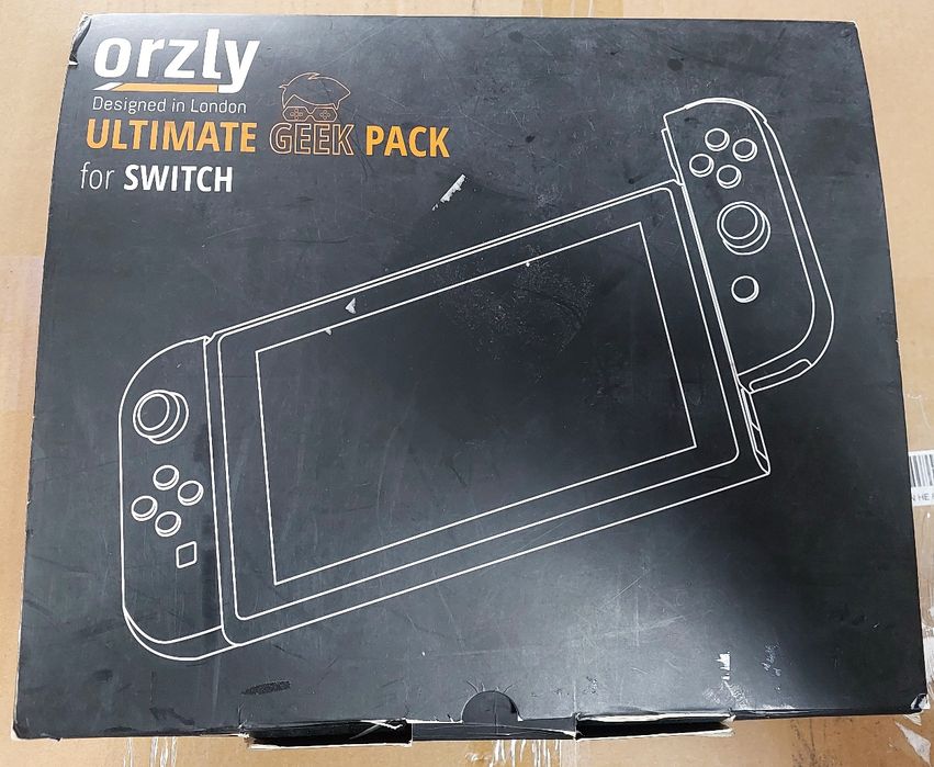 Набор аксессуаров Orzly Ultimate Geek Pack для Nintendo Switch