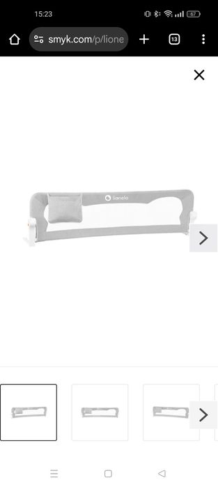 Barierka ochronna na lóżko