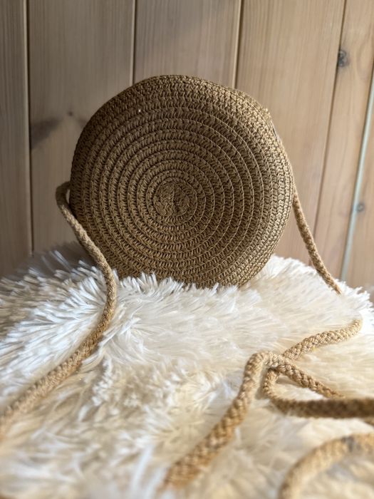 Torebka słomiana mini