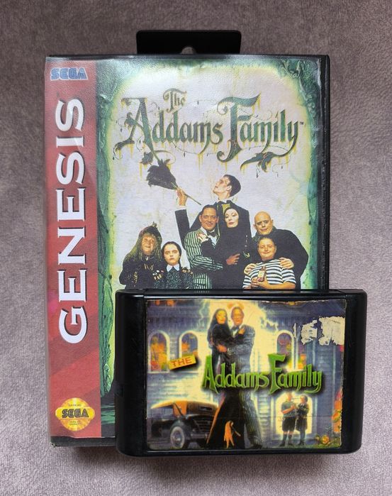 Игровой картридж на Sega mega drive,Addams Family