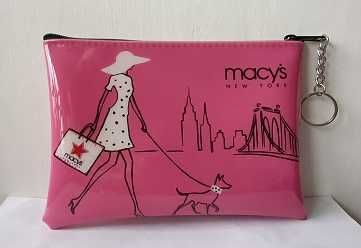 Kosmetyczka podróżna Macy's NEW YORK Błyszcząca