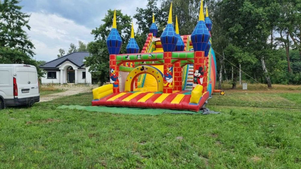 Wynajem dmuchańca piana party karuzele tor przeszków wata popcorn