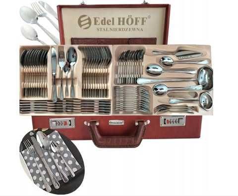 Zestaw sztućców EDELLHOF - 72 elementy na 12 osób + Walizka
