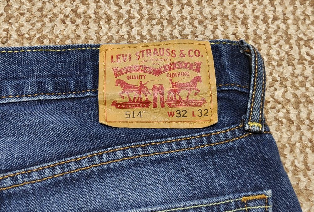 Levi's 514 джинси straight оригінал W32 L32