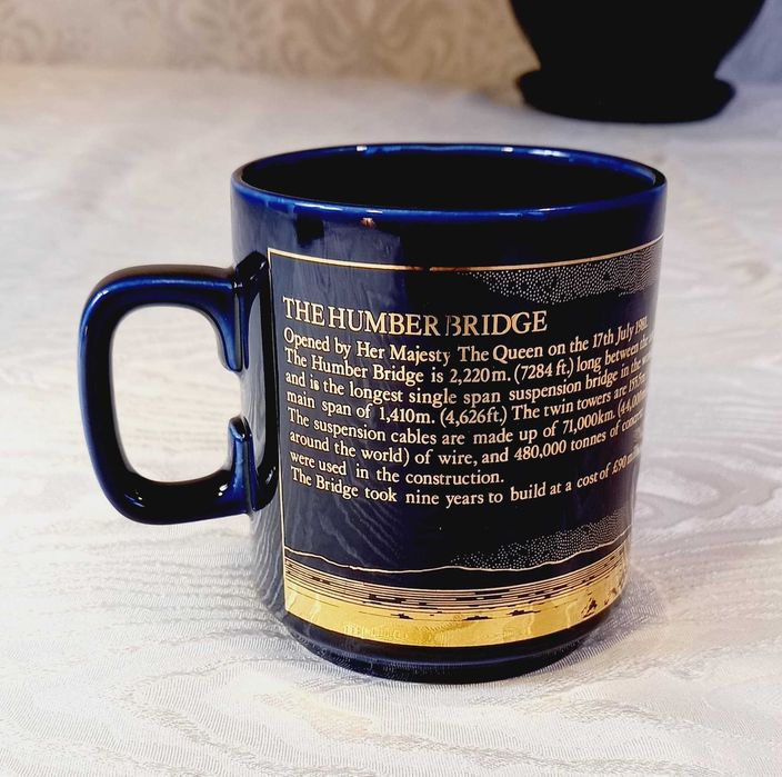 Okazja. Kobaltowe porcelanowe pojemniki w stylu aptecznym (5) Vintage